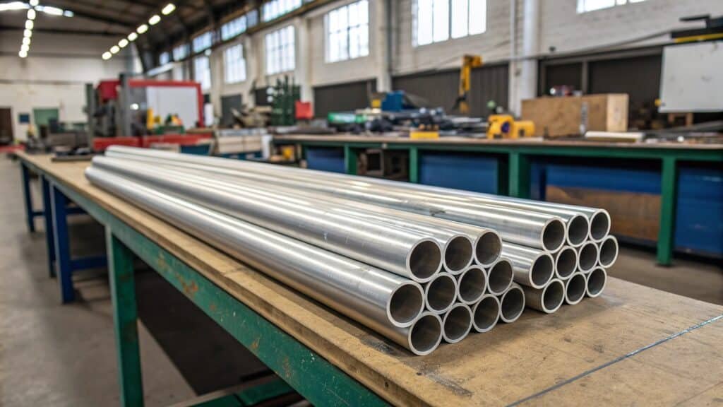 A simple chart showing the aluminum alloy series numbers (1xxx to 7xxx) and their main alloying elements.